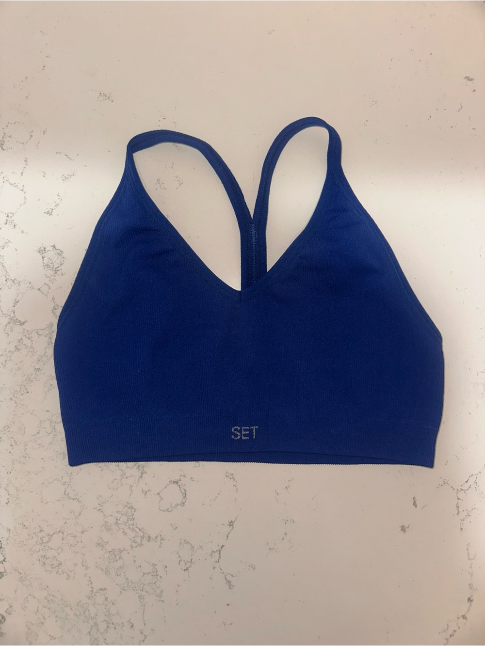 NWOT Set Active Women's Blue Sports Bra - Medium